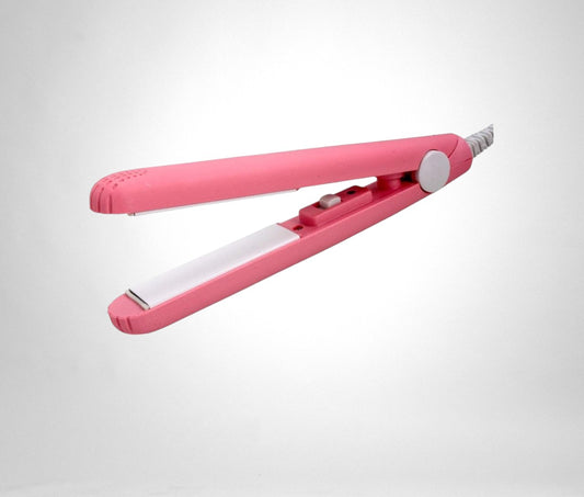 Beauty and Personal Care Professional Ceramic Plate Mini Hair Styler Straightener and Curler