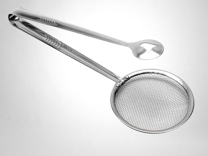 Oil Frying Strainer, Fry Tong, 28 CM, Stainless Steel