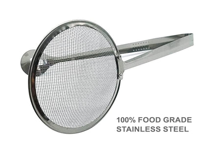 Oil Frying Strainer, Fry Tong, 28 CM, Stainless Steel